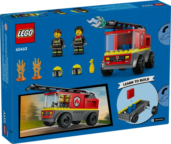 Lego: City Fire Ladder Truck - Ages 4+