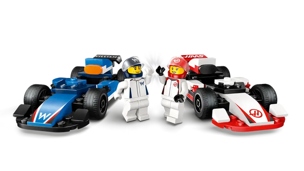 Lego: City F1 Williams Racing & Haas F1 Race Cars - Ages 4+