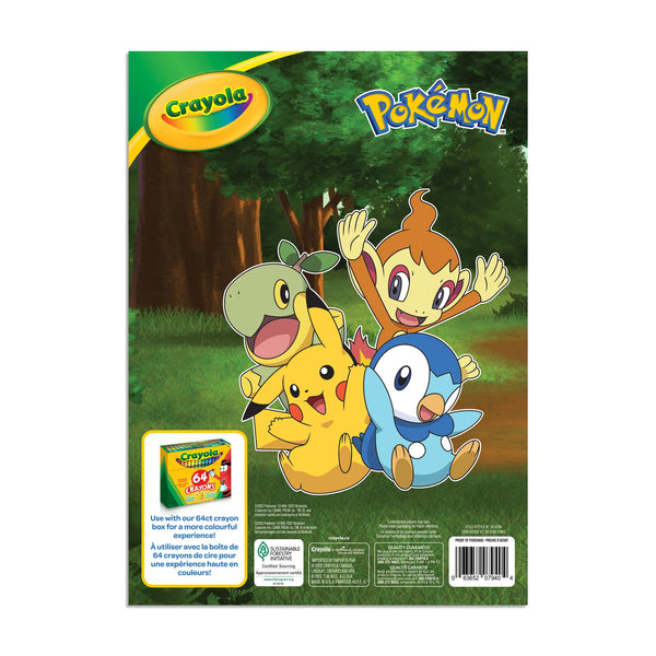 Colouring Book: Pokémon, 48 Pages - Ages 3+