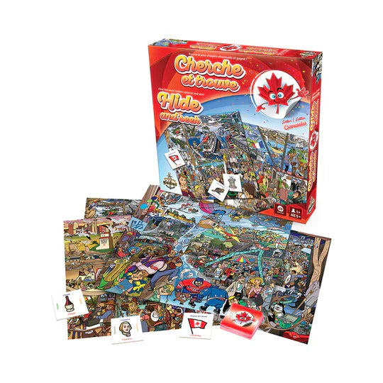Hide & Seek Canada - Board Game for 1+ players - Age 5+