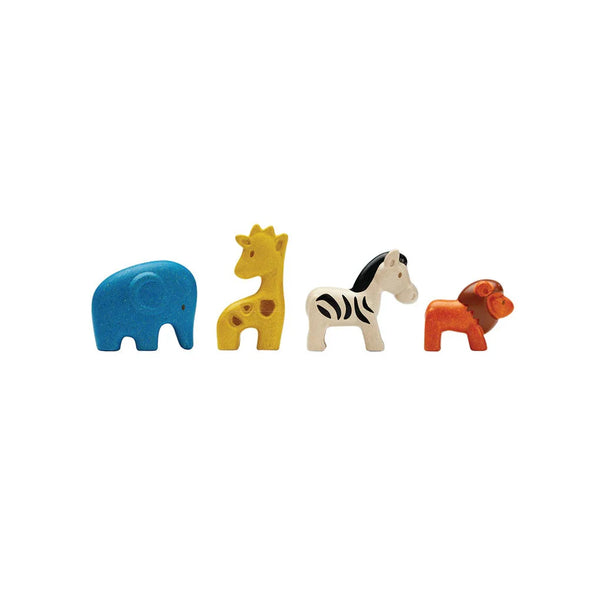 Plan Toys Wooden Wild Animals