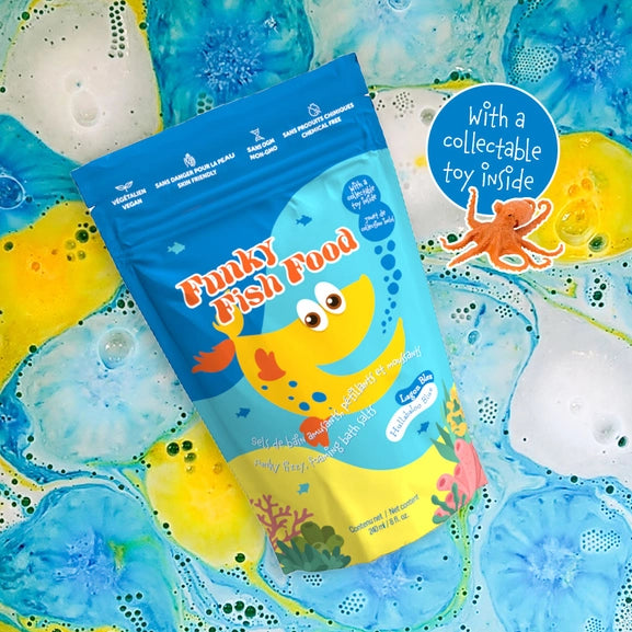 Funky Fish Food Funky Fizzy, Foaming Bath Salts