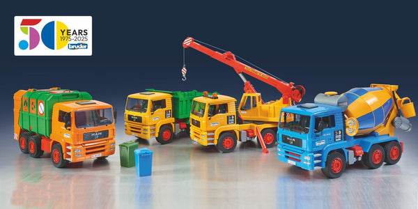 Bruder: MAN TGA Cement Mixer Truck 50th Anniversary - Ages 3+