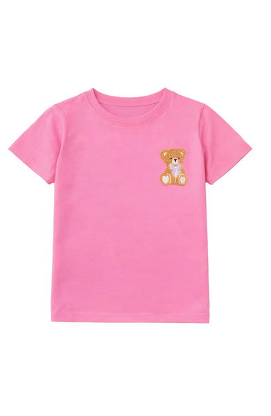 T-Shirts: - Teddy Embroidered - Multiple Sizes Available