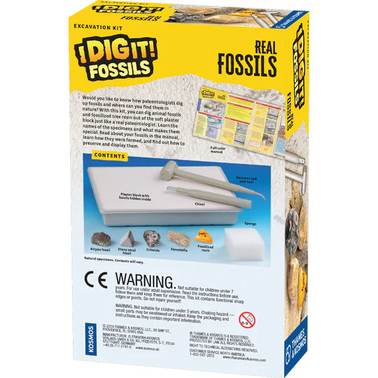 TK: Dig It! Fossils Real Fossil Excavation Kit - Ages 7+