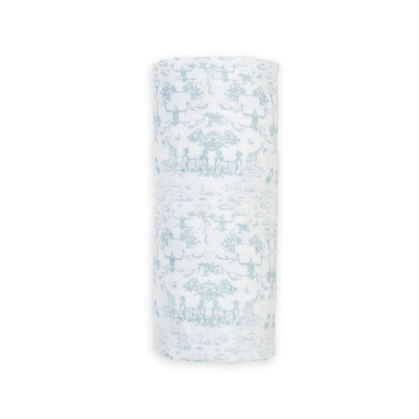 Lulujo Cotton Muslin Swaddle Blanket 40" x 40" Assorted Prints