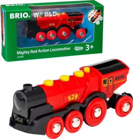 Brio: Mighty Red Action Locomotive - Ages 3+