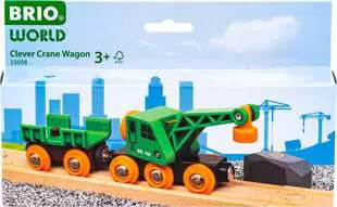 Brio: Clever Crane Wagon - Ages 3+
