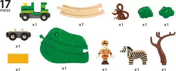 Brio: Safari Railway Set - Ages 3+