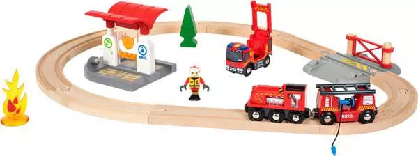 Brio: Rescue Firefighter Set - Ages 3+