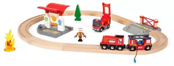 Brio: Rescue Firefighter Set - Ages 3+