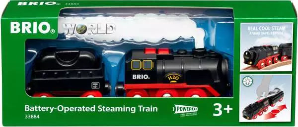 Brio: Battery-Operated Steaming Train - Ages 3+