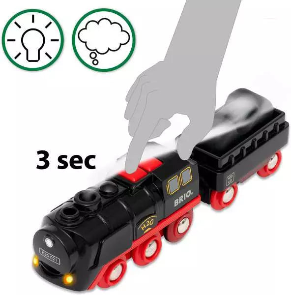 Brio: Battery-Operated Steaming Train - Ages 3+