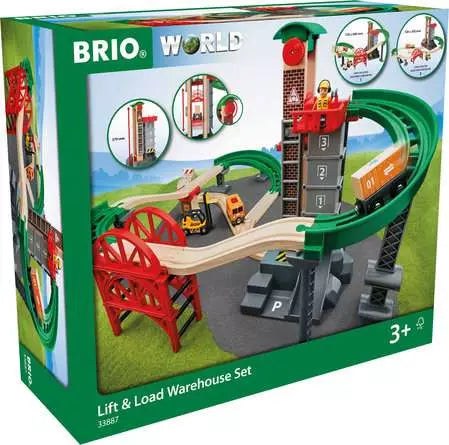 Brio: Lift & Load Warehouse Set - Ages 3+