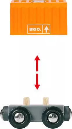 Brio: Three-Wagon Cargo Train - Ages 3+