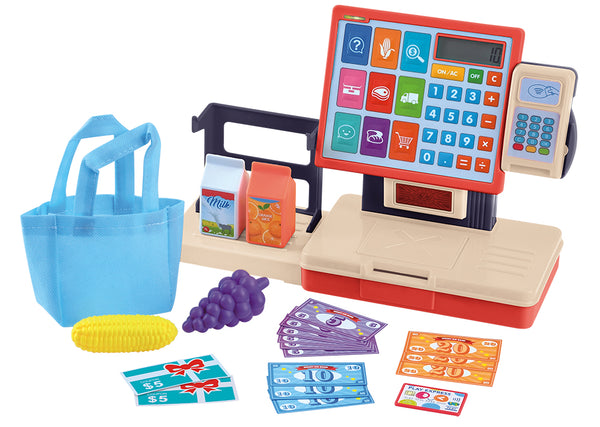 Pako Cash registerToy - Kids Pretend Play Shop Set