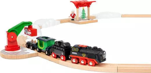 Brio: Christmas Steaming Train Set - Ages 3+