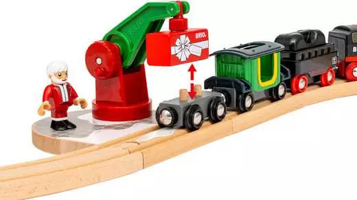 Brio: Christmas Steaming Train Set - Ages 3+