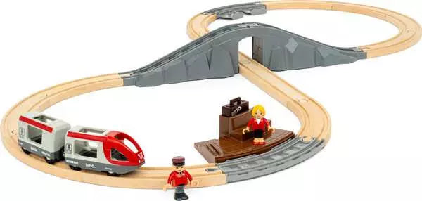 Brio: Starter Travel Train Set- Ages 3+