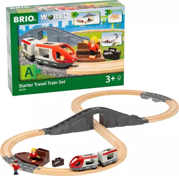 Brio: Starter Travel Train Set- Ages 3+