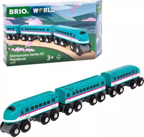 Brio: Trains of the World Shinkansen Series E5 Hayabusa - Ages 3+