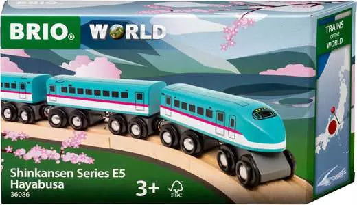 Brio: Trains of the World Shinkansen Series E5 Hayabusa - Ages 3+
