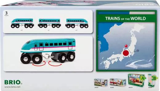 Brio: Trains of the World Shinkansen Series E5 Hayabusa - Ages 3+