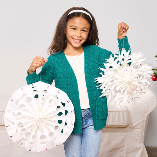 Creativity for Kids: Make Your Own Snowflake Ornaments - Ages 6+