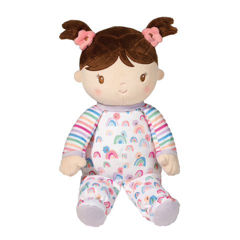 Douglas: Isabelle Rainbow Stripe Soft Doll - Ages 0+