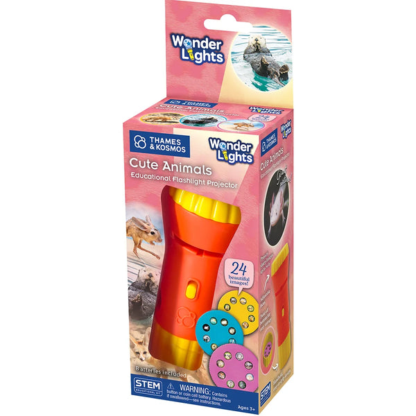 Wonder Lights - Cute Animals - Educational Flashlight - Thames Kosmos
