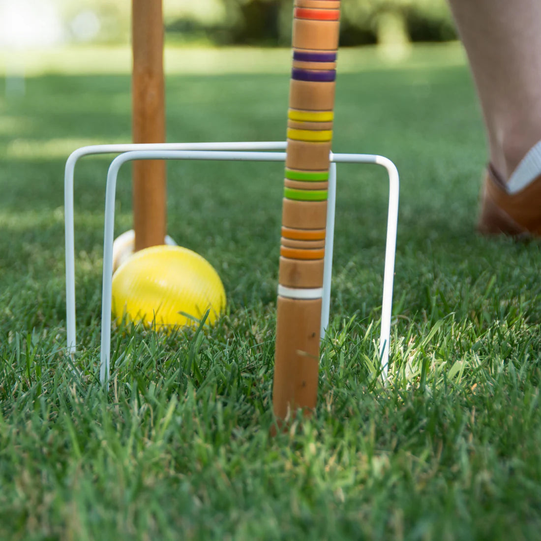 Sport 6-Player Croquet Set Outdoor Lawn Game for Family Fun