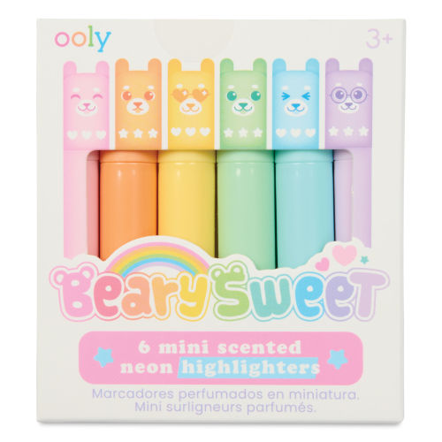 Beary Sweet: 6 Mini Scented Highlighters - Ages 3+