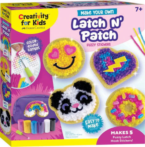 Chic Latch N' Patch Fuzzy Stickers- Ages 7+