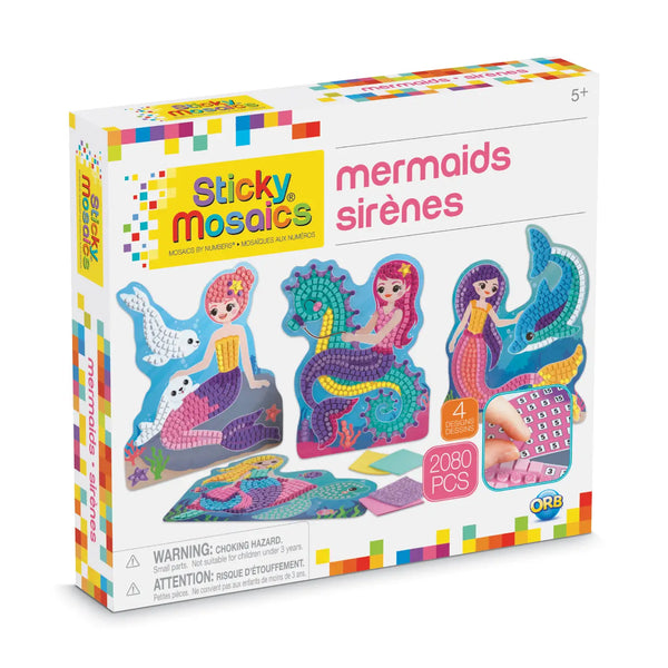 Sticky Mosaics: Mermaids - Ages 5+