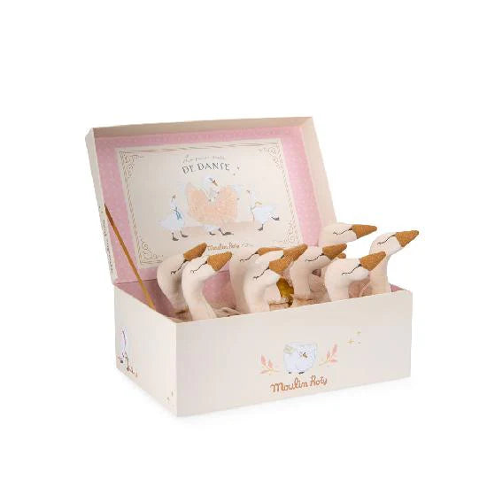 Moulin Roty Petite ecole de danse - Swan Rattles