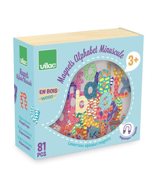 Vilac: Magnets Alphabet Lower Case 81 pcs - Ages 3+