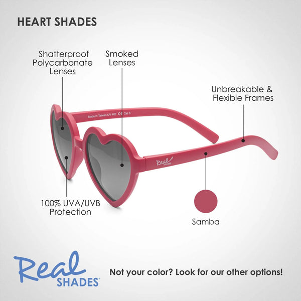 Real Shades: Heart - Samba Red - Ages 4+