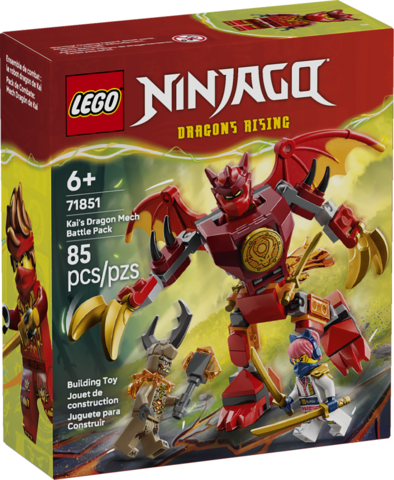 Lego: Ninjago Kai's Dragon Mech Battle Pack - Age 6+