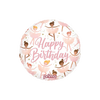 18" Balloon: Prima Ballerinas Birthday