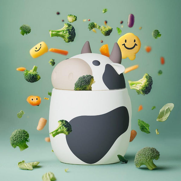 ASOBU: Bestie - Cow Vacuum Insulated Food Jar 20oz