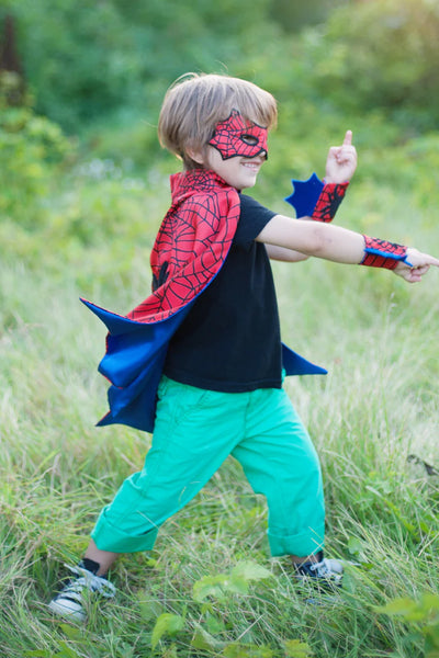 GP: Spider Cape, Mask and Cuffs Set - Size 3-4
