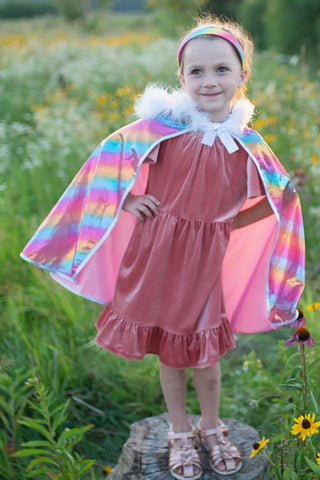 GP: Rainbow Princess Cape - Size 4/6