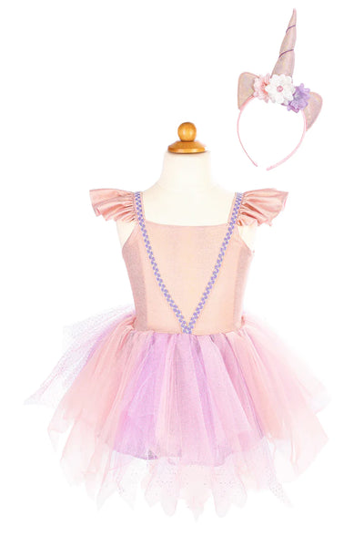 GP: Pink Shimmer Unicorn Dress and Headband Set - Multiple Sizes Available
