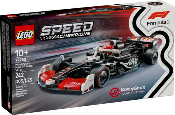 Lego: Speed Champions Moneygram Haas F1 Team Race Car - Ages 10+