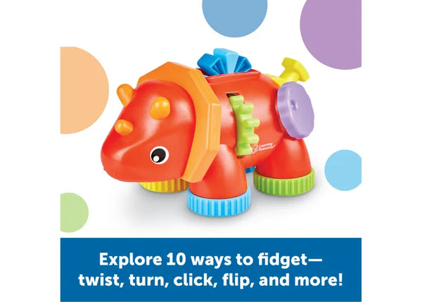 Tracy The Fidget Triceratops - Learning Resources