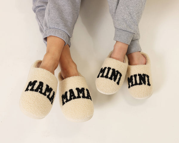Slippers - "Mama" - Cream
