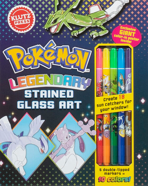 Klutz: Pokémon Legendary Stained Glass Art - Ages 6+