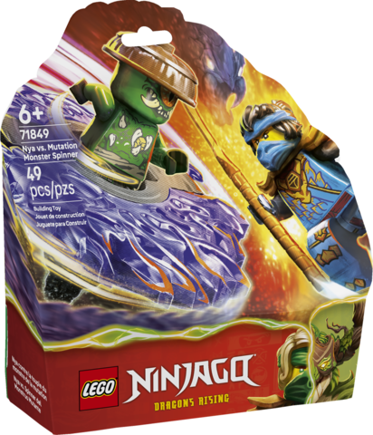 Lego: Ninjago Nya vs. Mutation Monster Spinner - Ages 6+