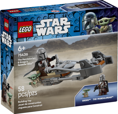 Lego: Star Wars - The Mandalorian & Grogu's Speeder  - Ages 6+