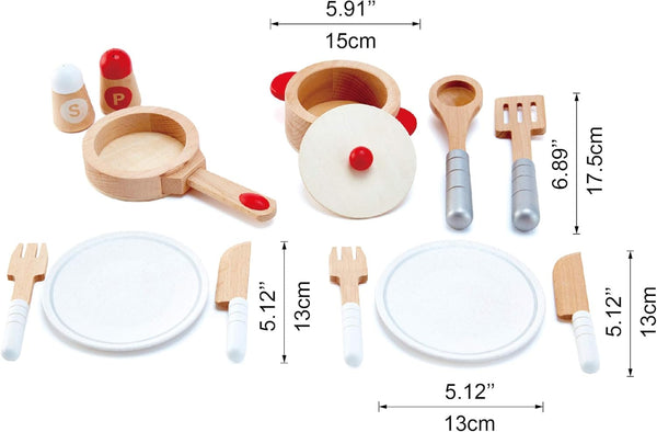 Hape: Cook & Serve Set - Ages 2+